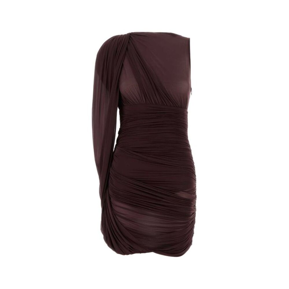 Magda Butrym Women Grape Stretch Tulle Dress